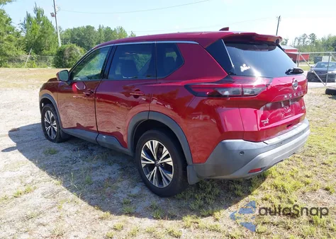 2021 Nissan Rogue Sv Fwd z USA, uszkodzony, nr VIN 5N1AT3BA9MC800475